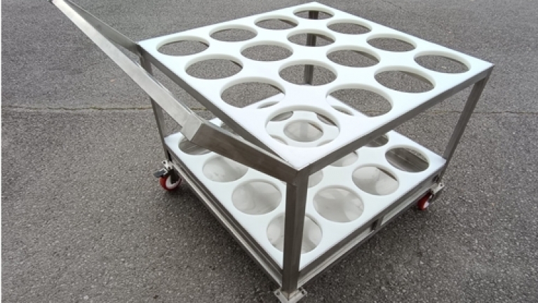 16-cart wagon with cured meats