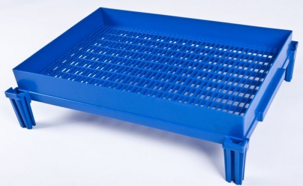 Plastic racks - Stackable grid with side banks